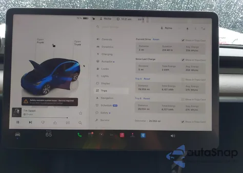 2022 Tesla Model Y Long Range Dual Motor All-Wheel Drive from USA, damaged, VIN 7SAYGDEE2NA004473